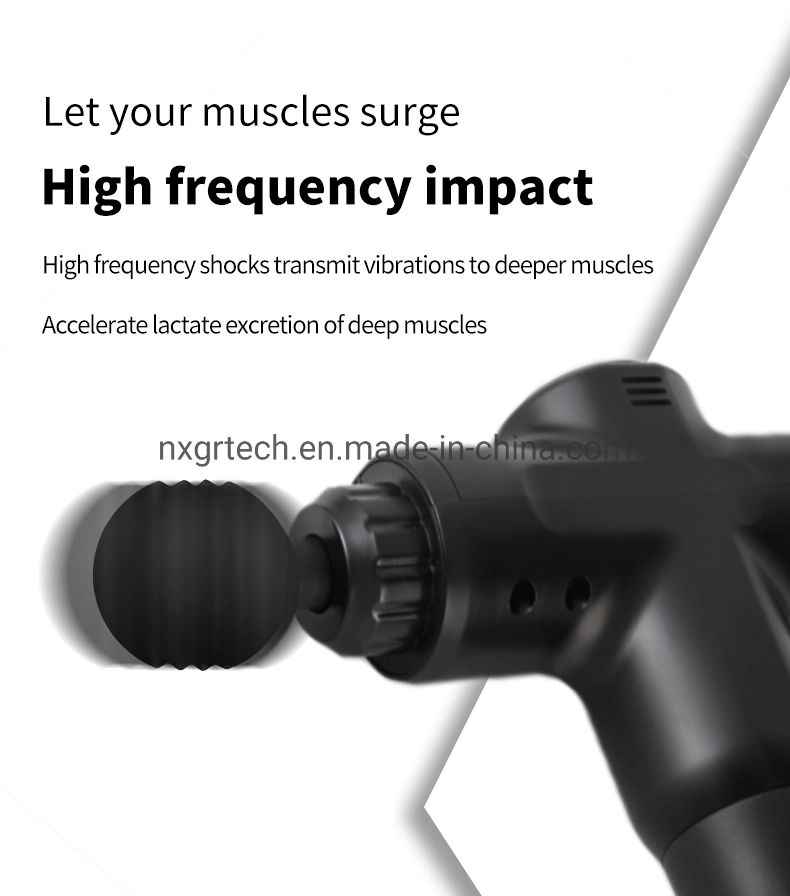 Wholesale 6-Speed Adjustment Professional Muscle Massage Gun Fascia Gun