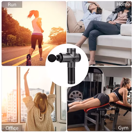 Best Cordless Handle Sports Electric Booster Impulse Percussion Deep Tissue Vibration Body Muscle Massage Gun